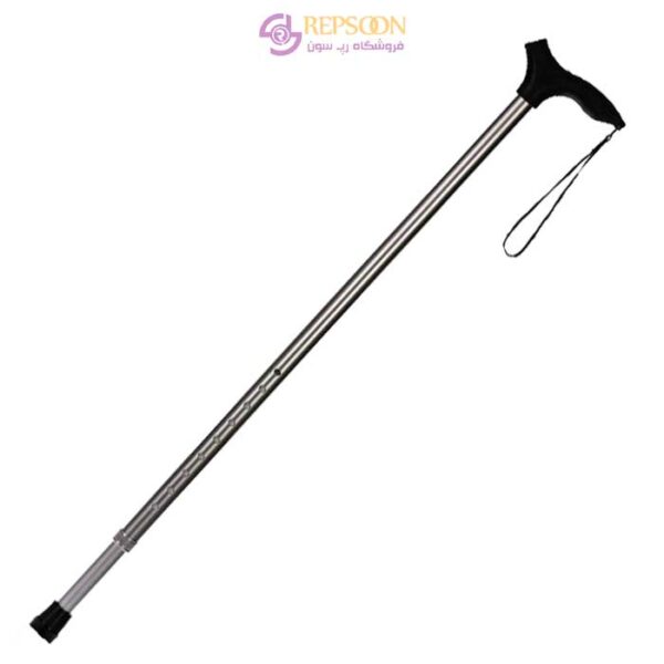 Lordi-metal-silver-cane-with-PVC-handle,-brand-TESSY,-model-T07-min