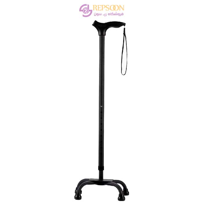 Sand-black-metal-stool-cane-with-PVC-handle,-brand-TESSY-min