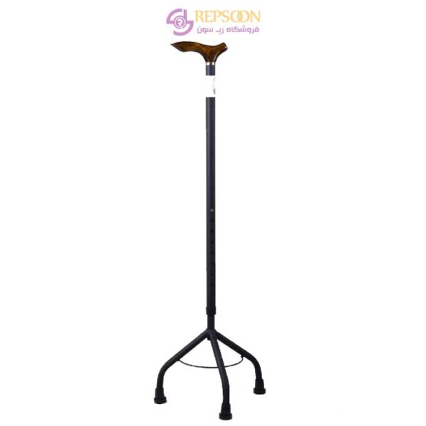 Tessy-wooden-handle-sand-black-metal-three-legged-cane-min